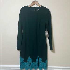 Vince Camuto
Women's Lace-Hem Bodycon Dress Size 6 New With Tags